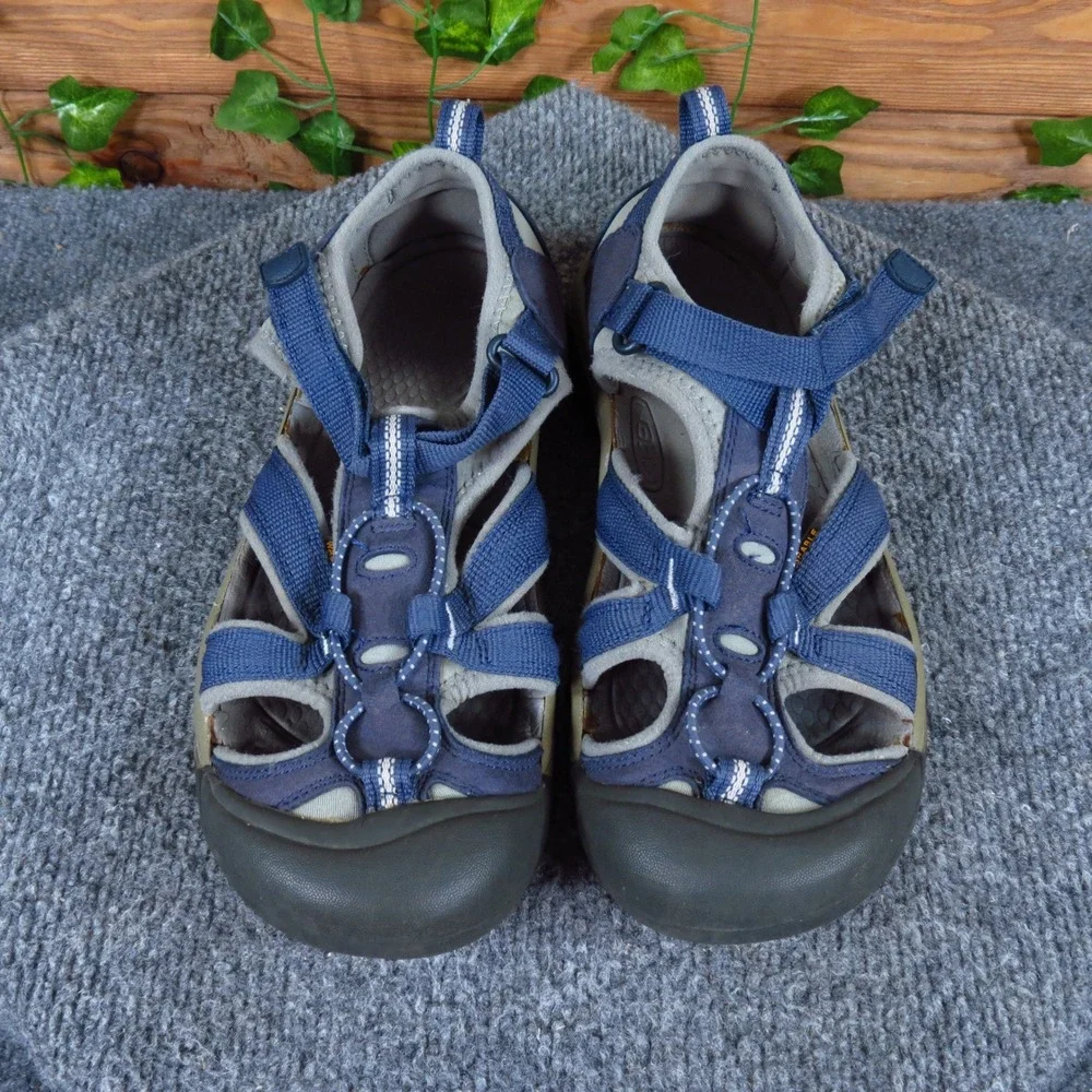 KEEN Venice H2 Kids Sport Sandal Size 5 Hiking Water Shoe Blue Washable Webbing